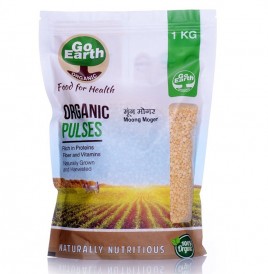 Go Earth Organic Moong Mogar   Pack  1 kilogram